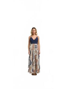 NWT Guadalupe Seneiya Crochet Dress Blue Size Medium